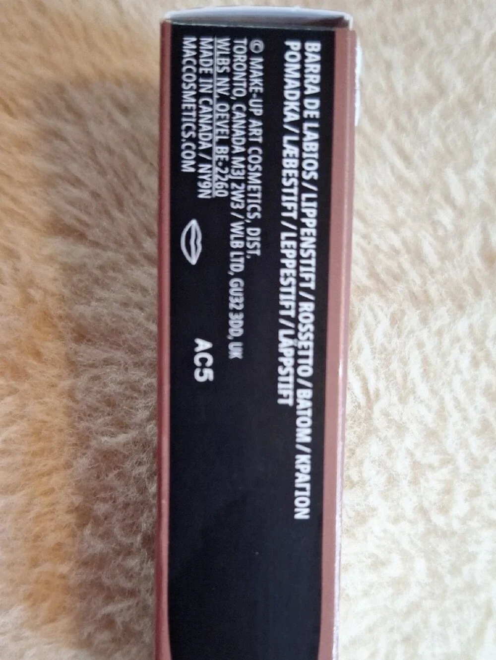 M.A.C. Warm Teddy Silky Matte Lipstick - Deep Brown